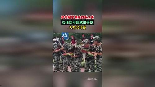 女生军训吃瓜视频网站,揭秘女生军训幕后趣事
